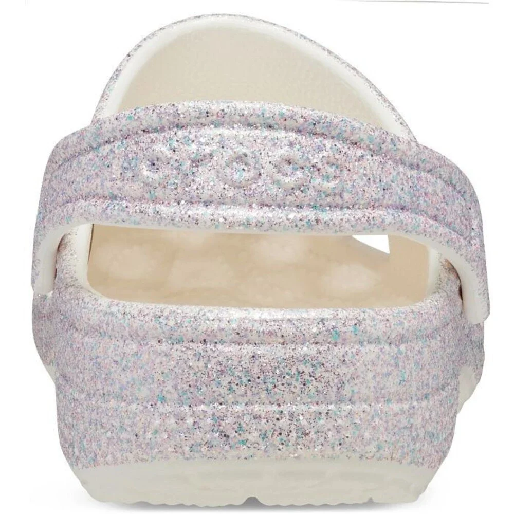 Crocs Classic 206993-9DI Clogs Kids US 5Y Mystic Glitter Comfort Shoes QLW301